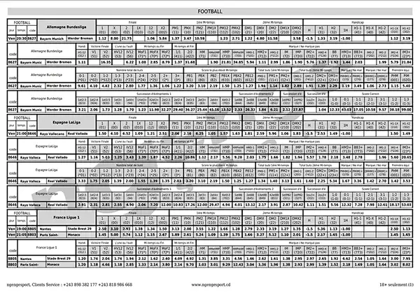 NgeNge Sport Paris Sportifs RDC